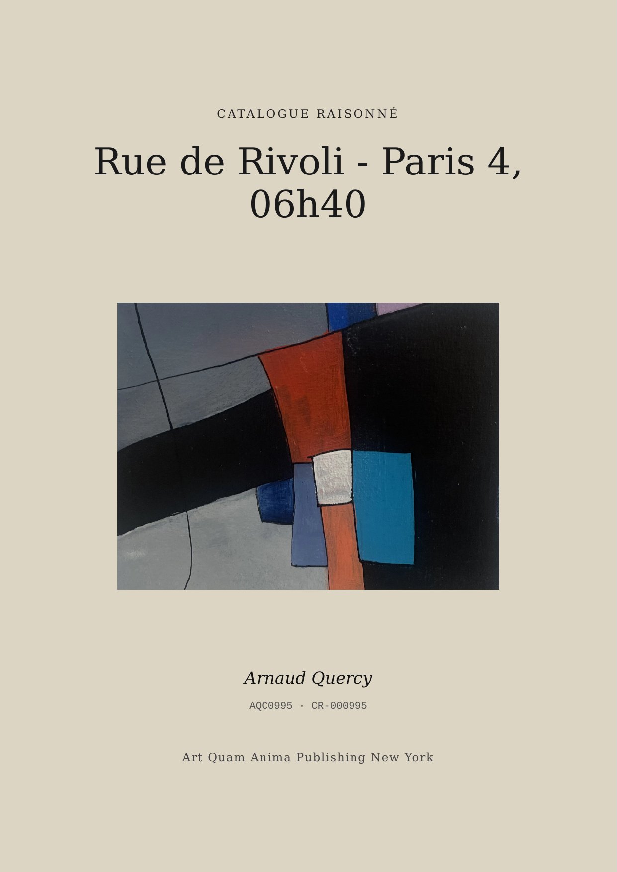 Rue de Rivoli - Paris 4, 06h40
