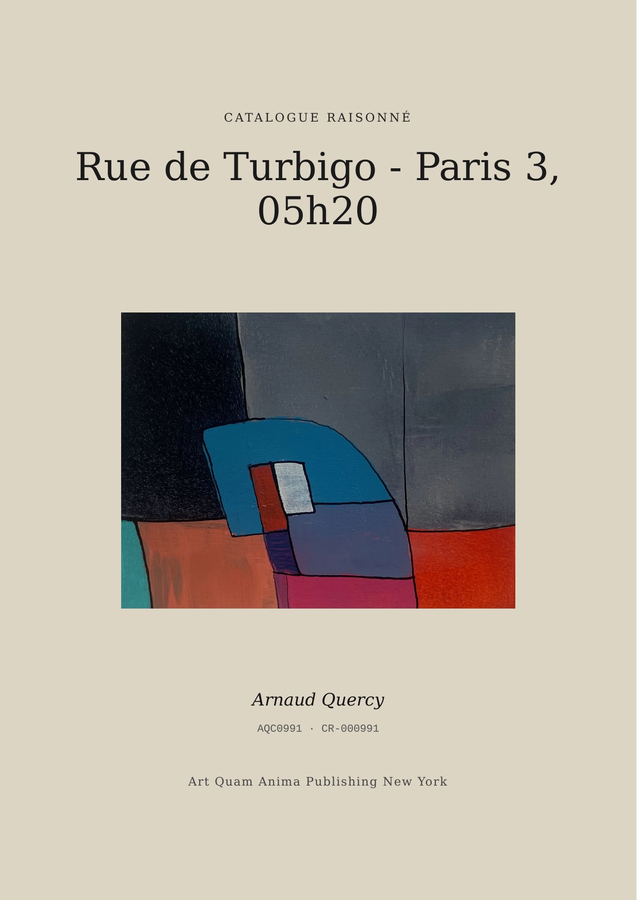 Rue de Turbigo - Paris 3, 05h20