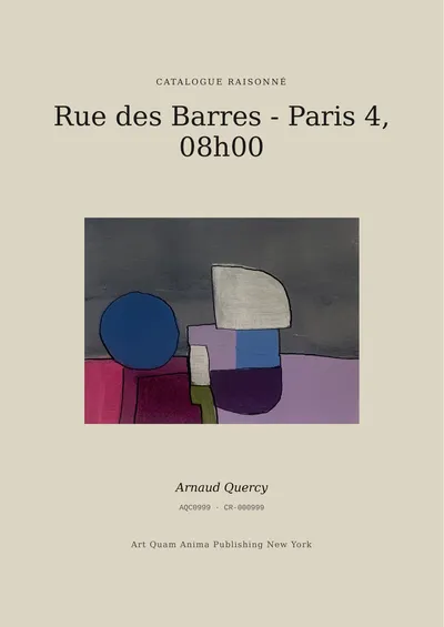 Rue des Barres - Paris 4, 08h00