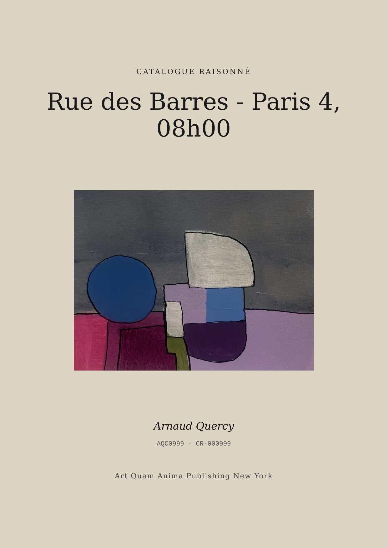 Rue des Barres - Paris 4, 08h00