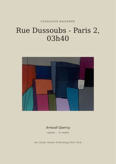 Rue Dussoubs - Paris 2, 03h40
