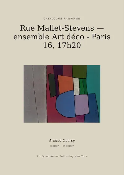 Rue Mallet-Stevens — ensemble Art déco - Paris 16, 17h20