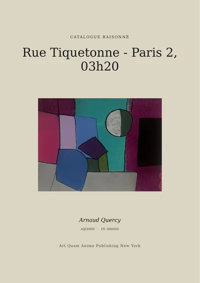Rue Tiquetonne - Paris 2, 03h20