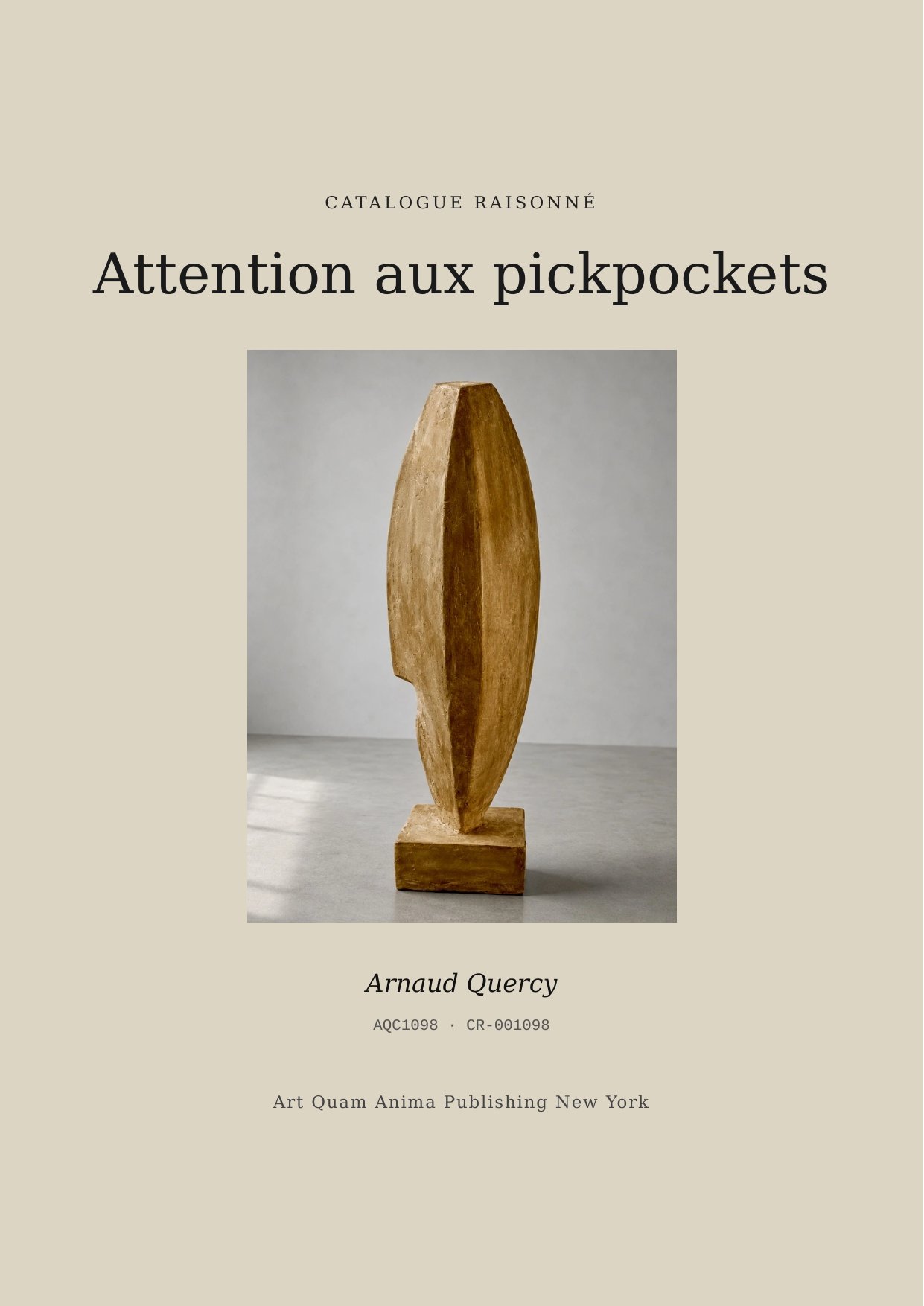 Attention aux pickpockets