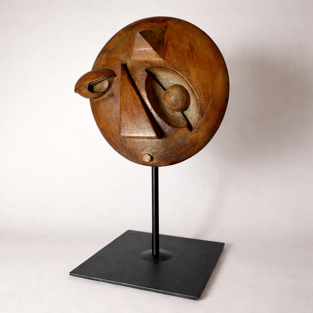 Pythagoras - Research on tensions #41, 3d printed wood pla on metal