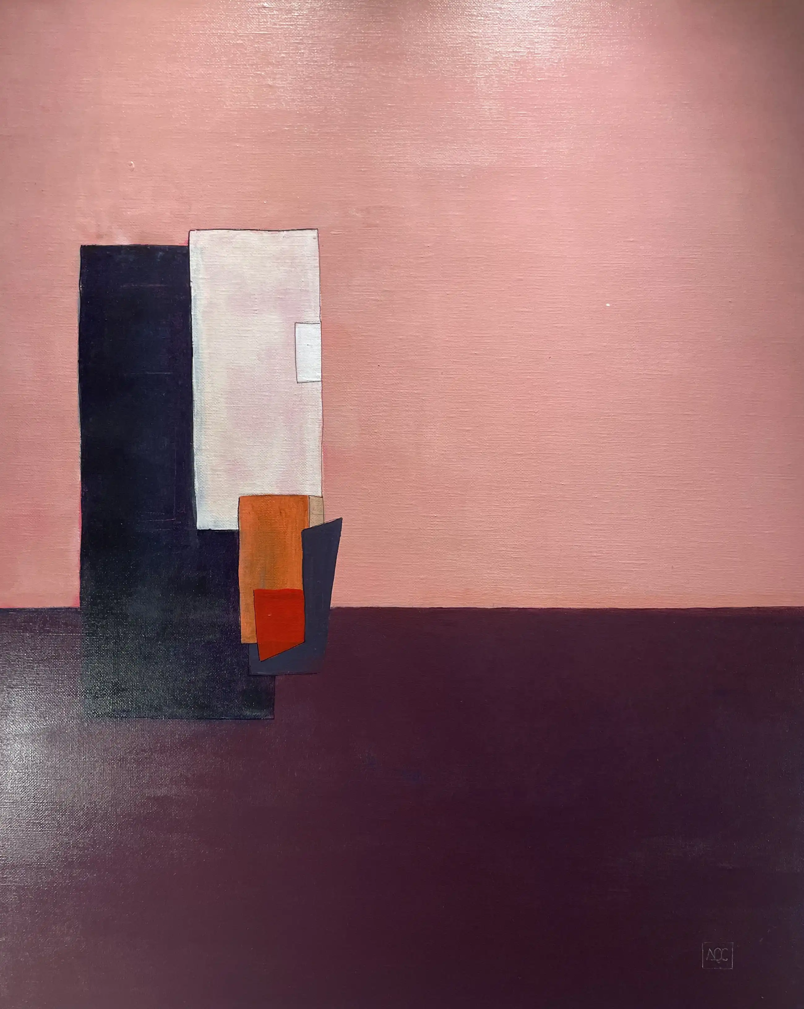 Fa Mineur - Recherche sur l'Harmonie - Variation 5, oil on linen canvas