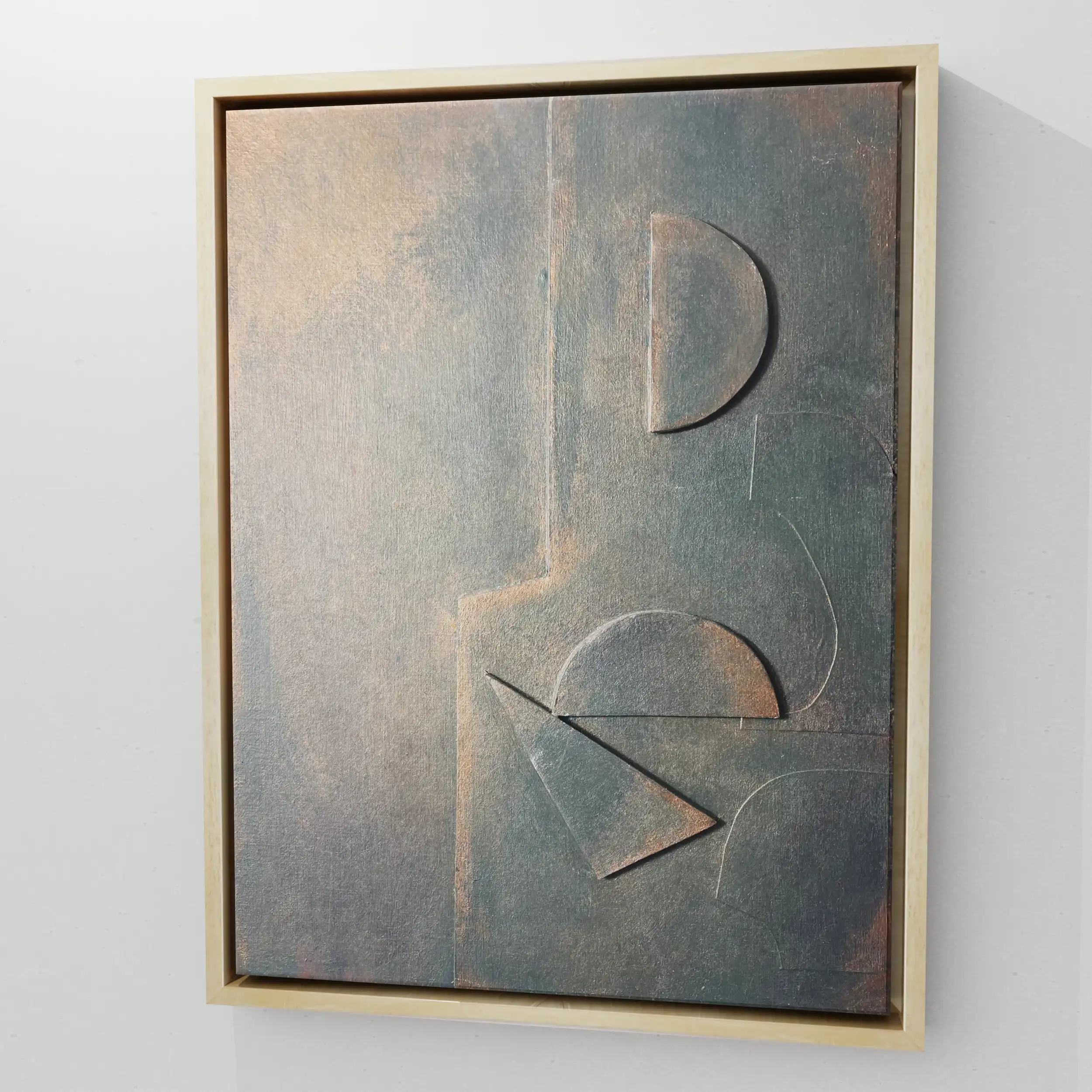 The Dance of the Siblings - The Dualism of Apollo and Artemis, acrylic on wood panel, polystyrene, acid free paper