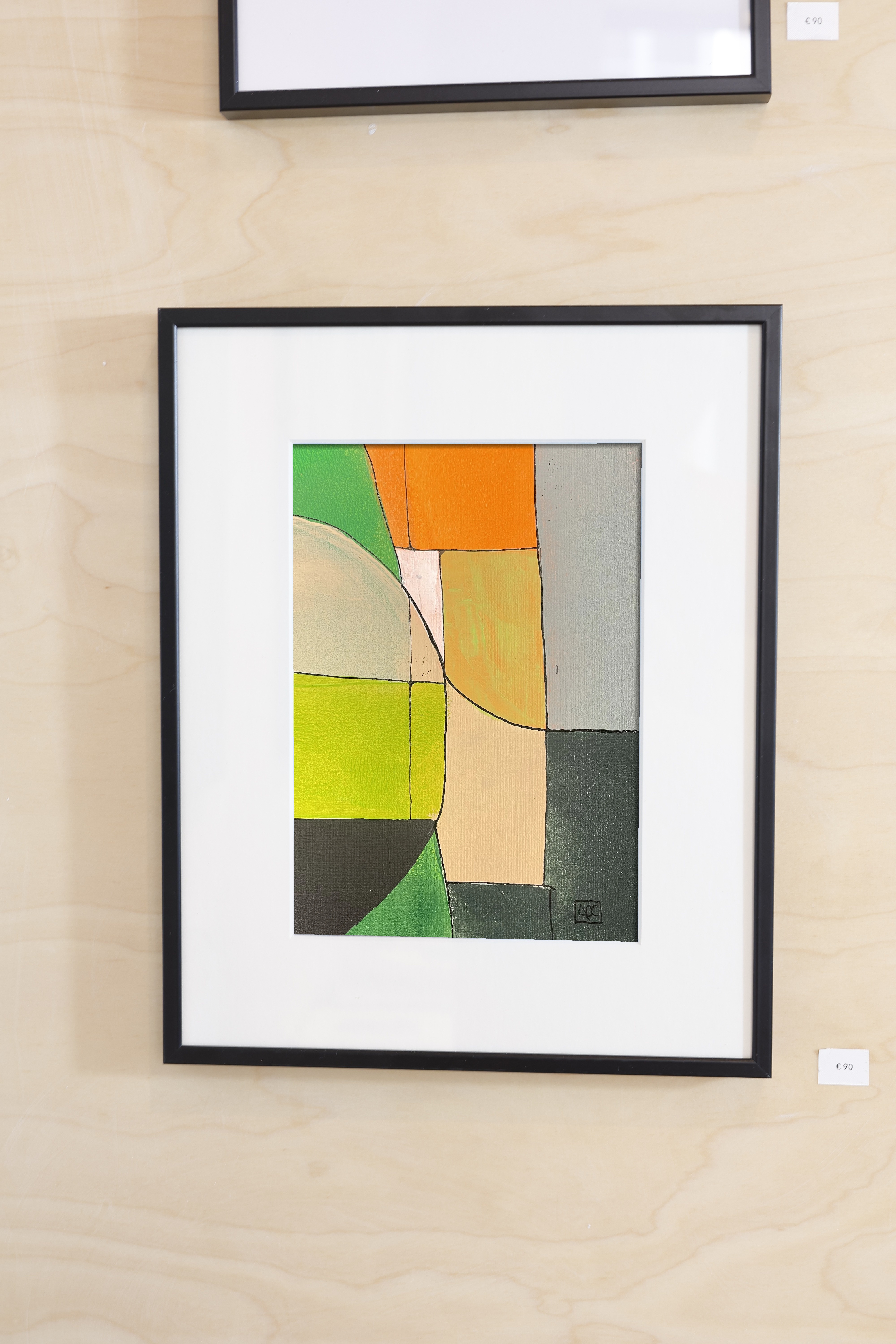 Si Mineur - Recherche sur l'Harmonie - Variations 7, acrylic on paper