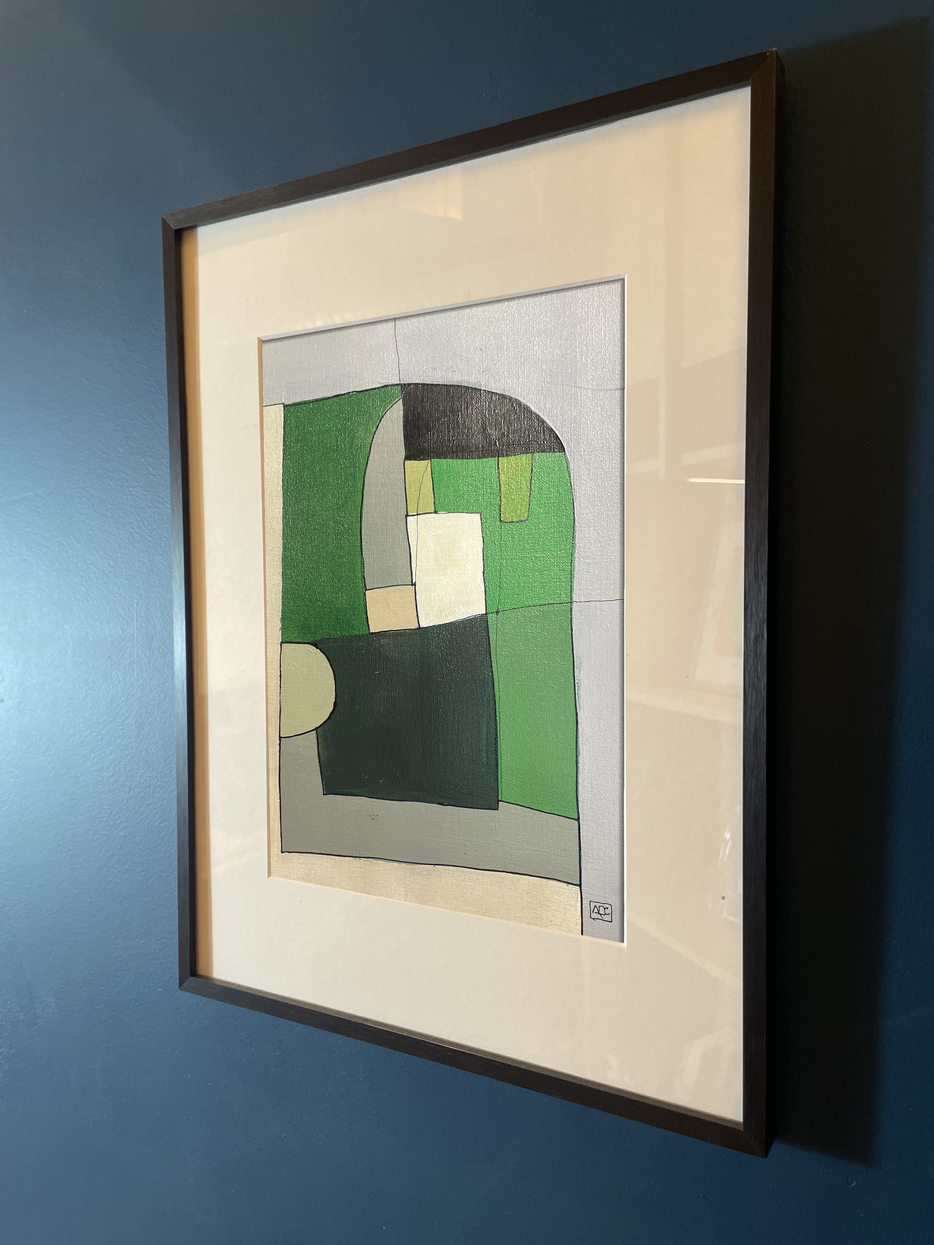 B sus4 - Research on Harmony, acrylic on paper