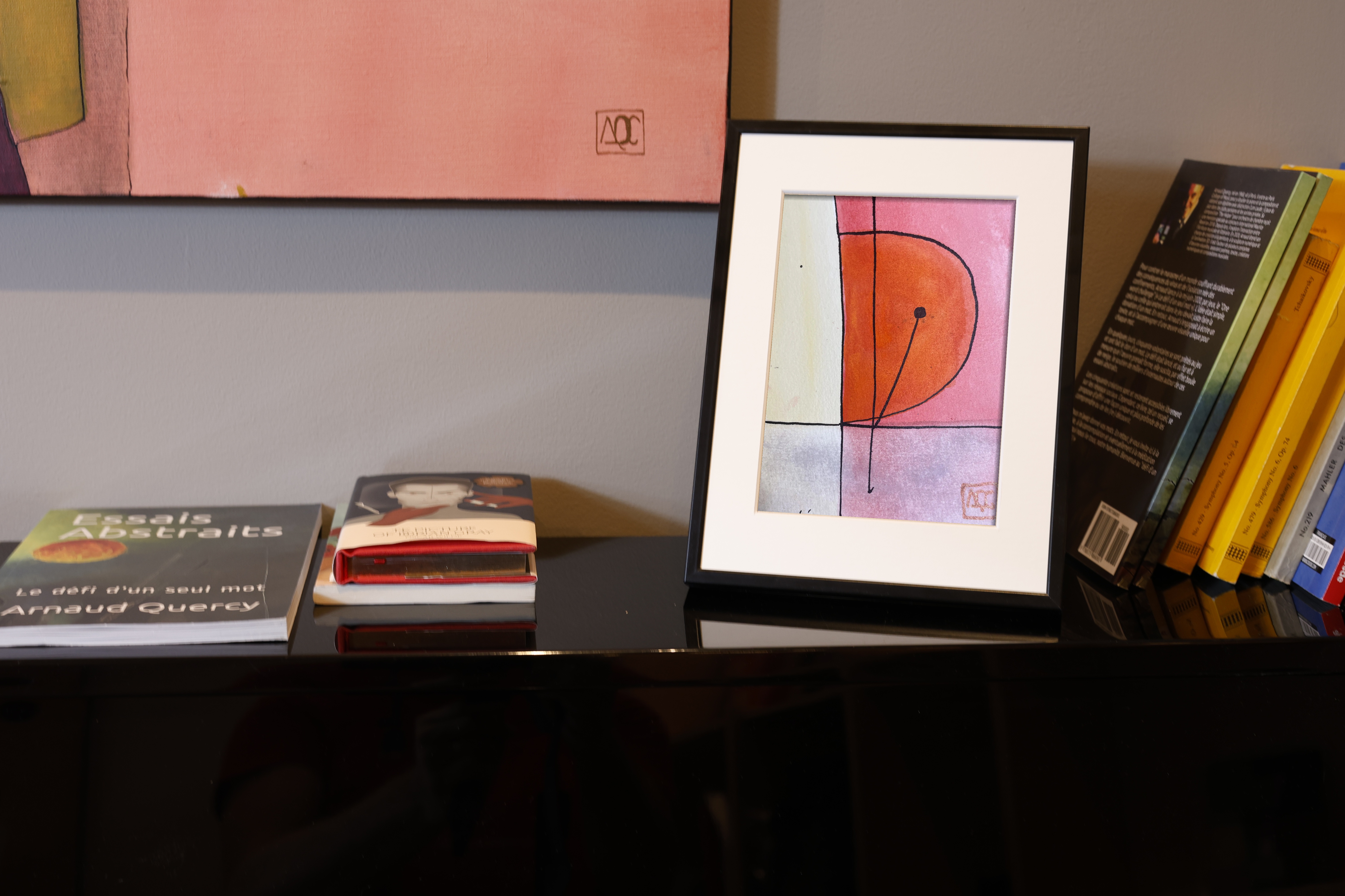C Major - Research on Harmony - Variation 12, watercolor on paper