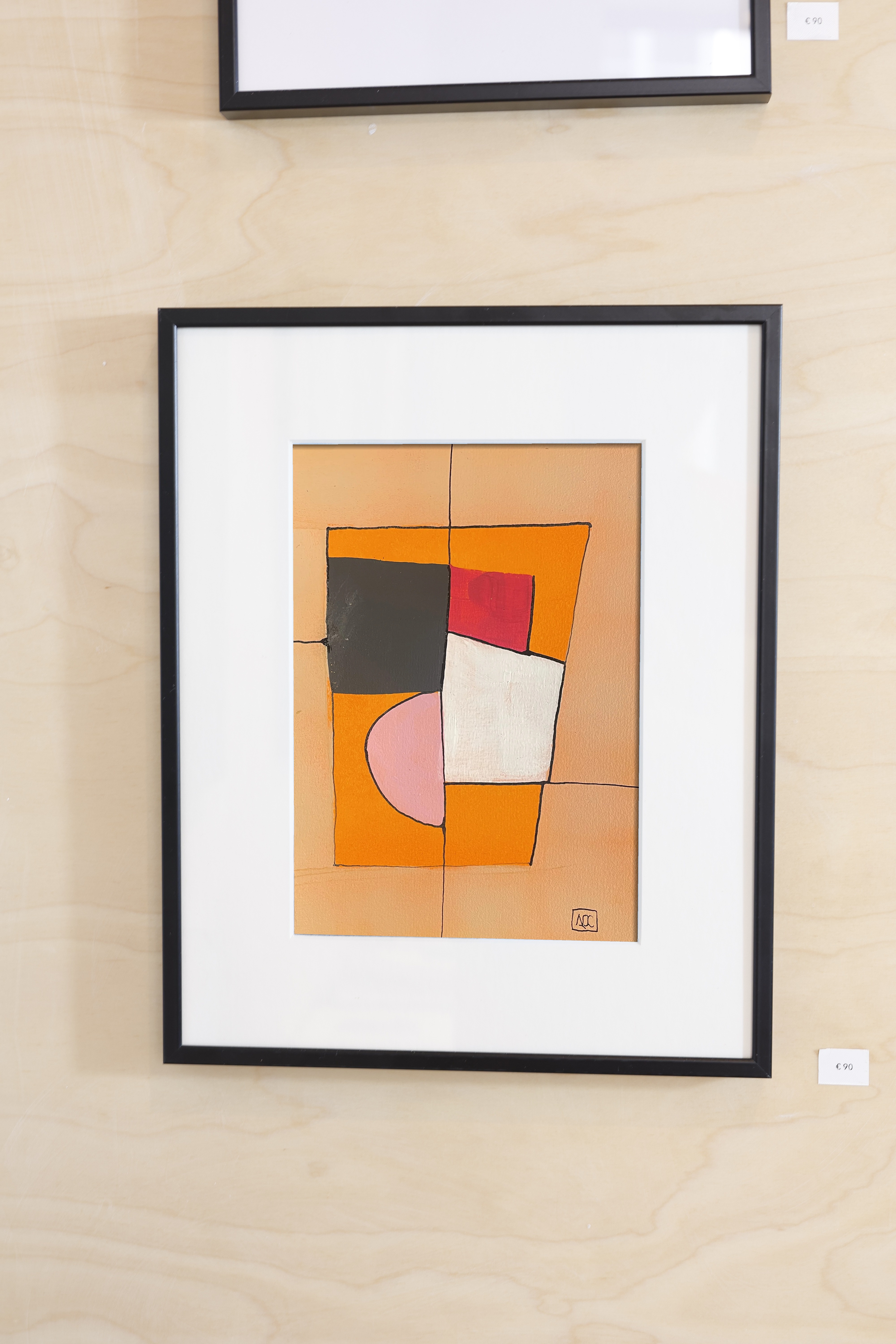 C Major - Research on Harmony - Variations 14, acrylic on paper