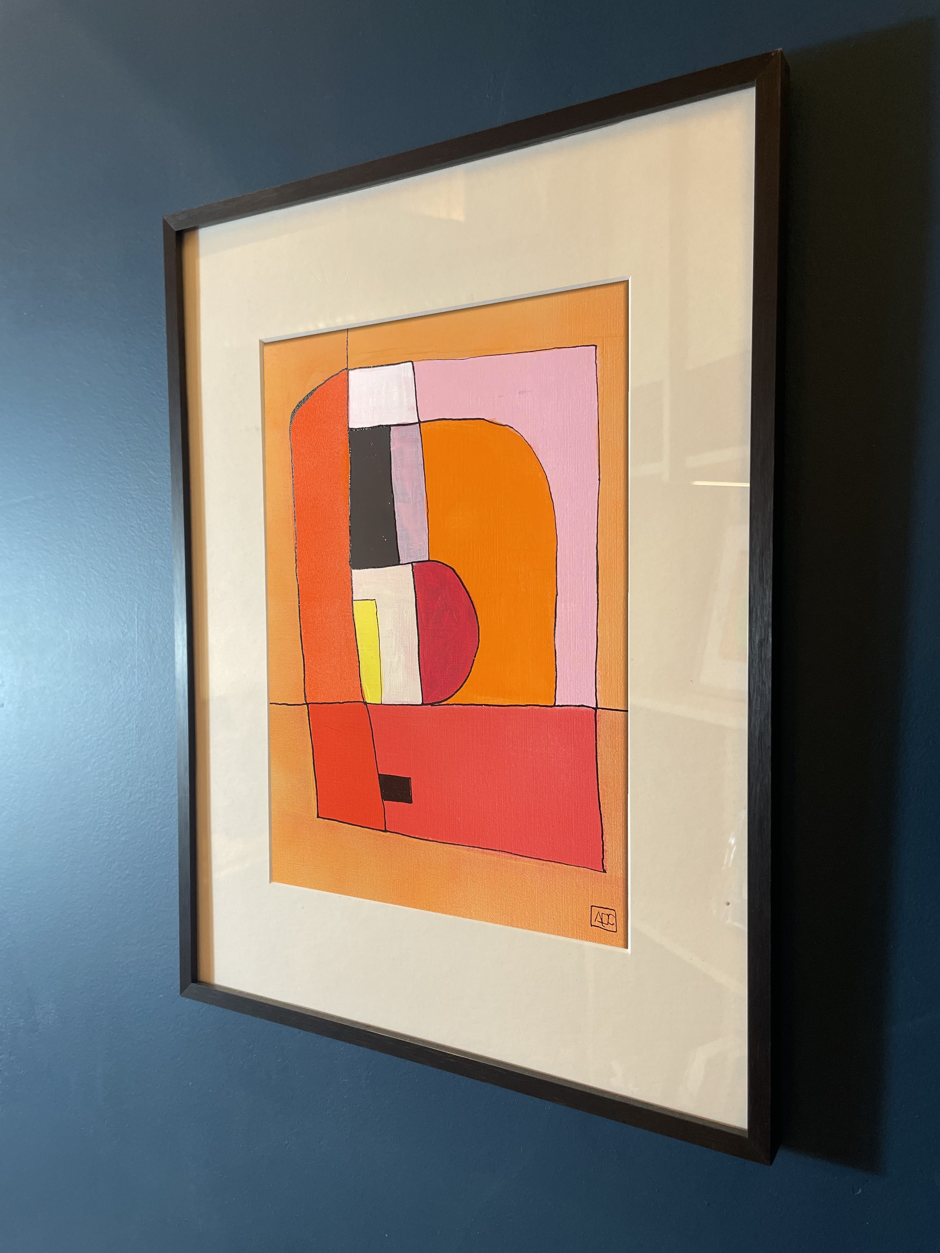C Major - Research on Harmony - Variations 16, acrylic on paper