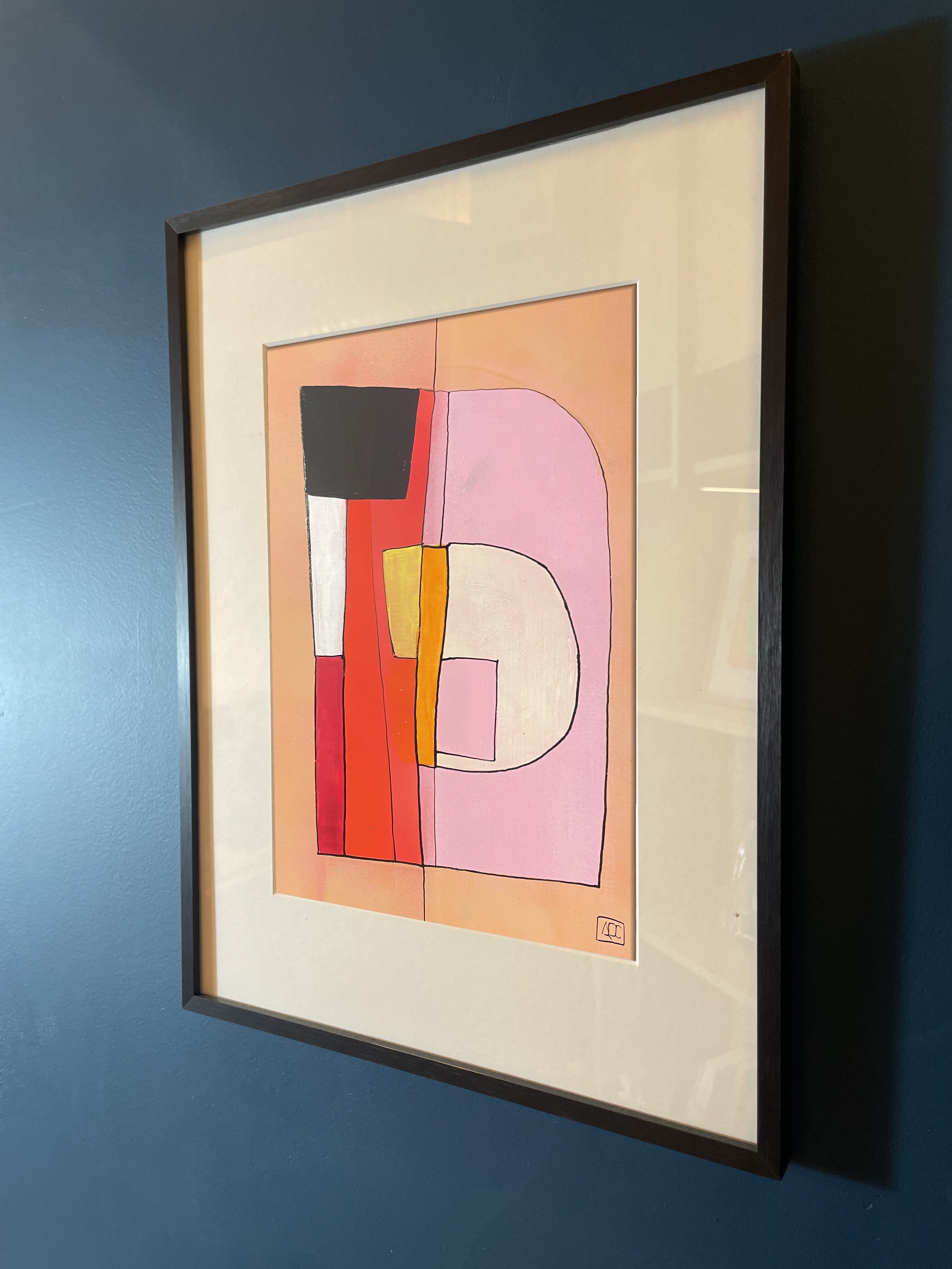C Major - Research on Harmony - Variations 17, acrylic on paper