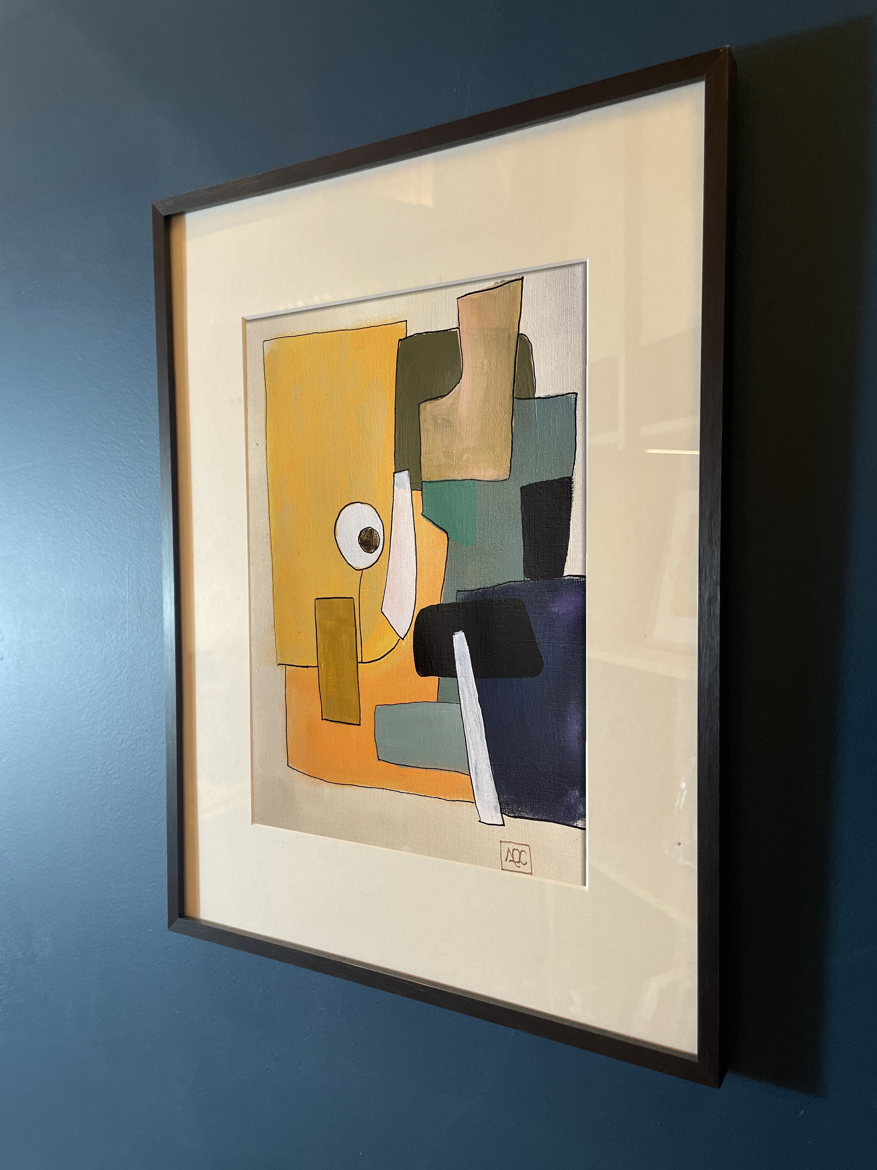 D Major - Research on Harmony - Variation 1, acrylic on paper