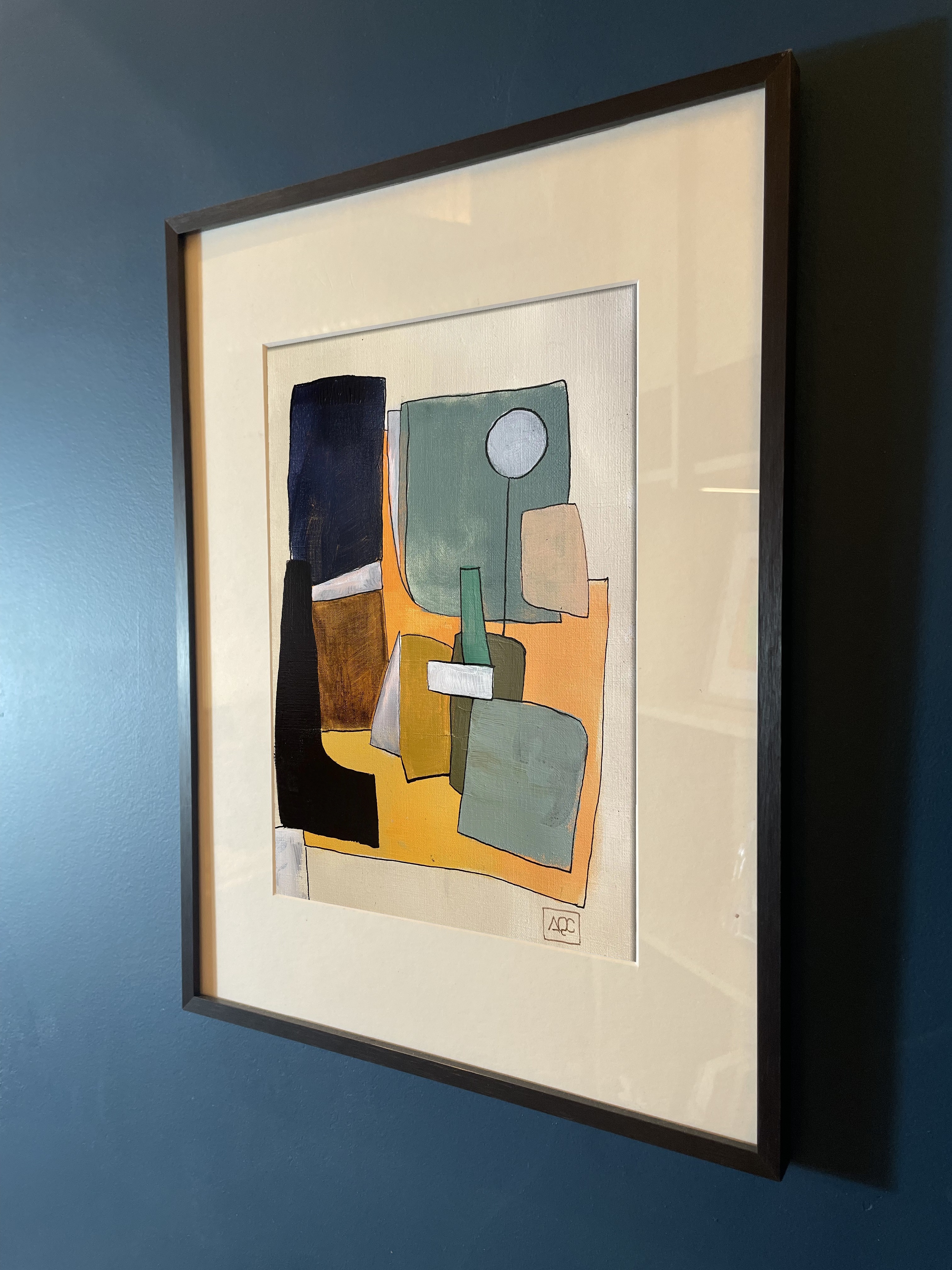 D Major - Research on Harmony - Variation 3, acrylic on paper