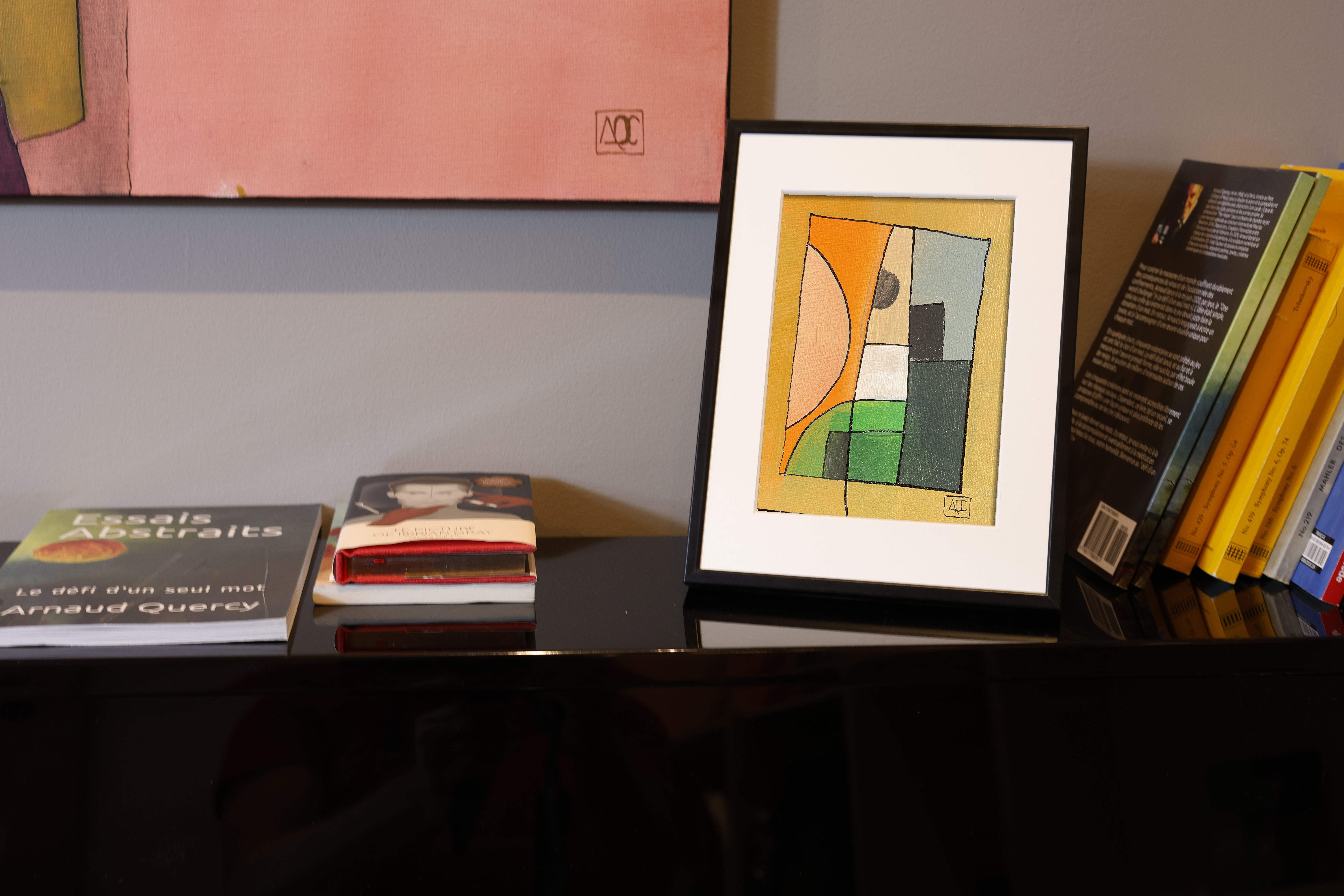 D Major - Research on Harmony - Variations 14, acrylic on paper