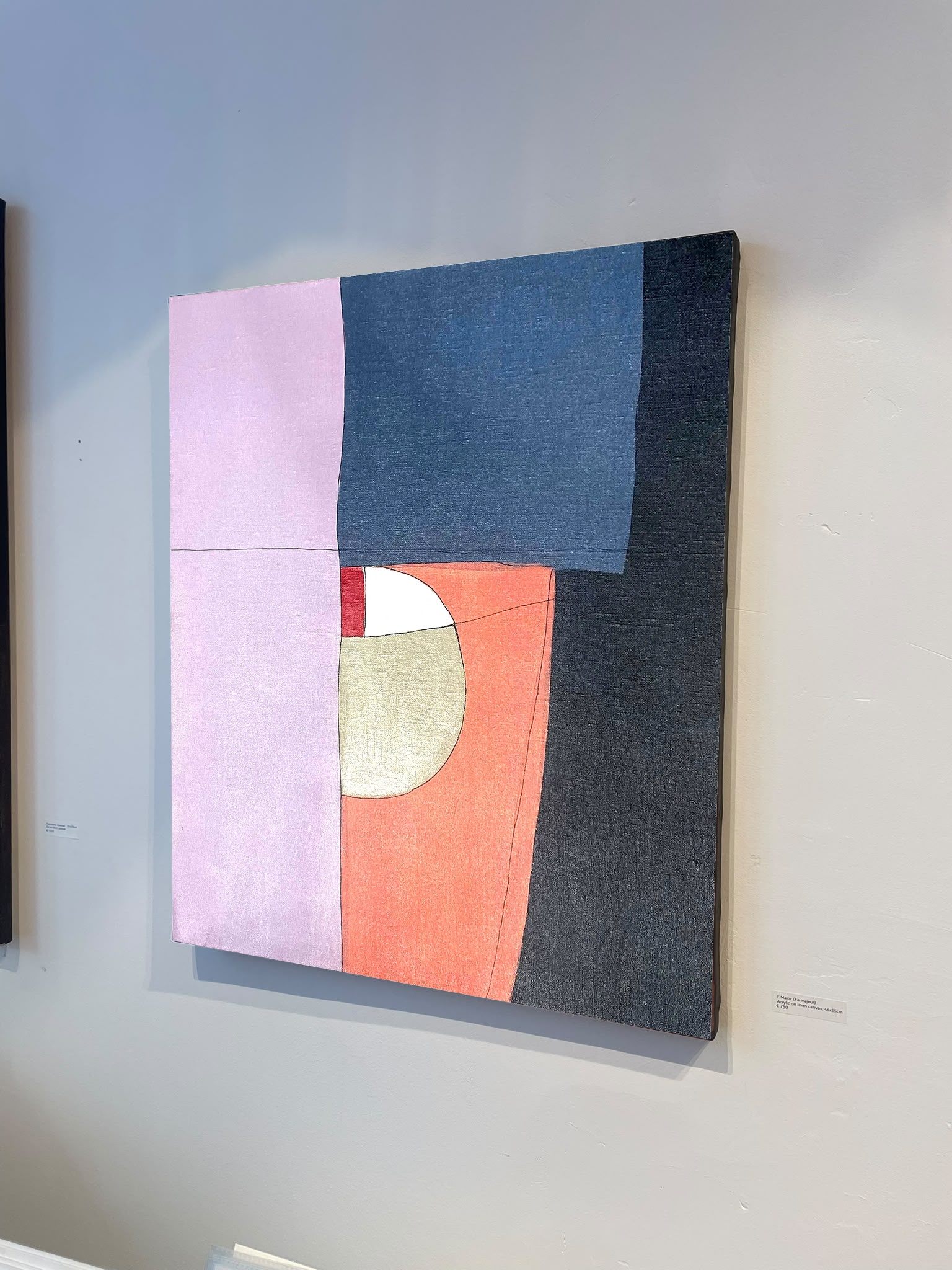 Ré bémol Majeur - Recherche sur l'Harmonie - Variations 16, acrylic on linen canvas