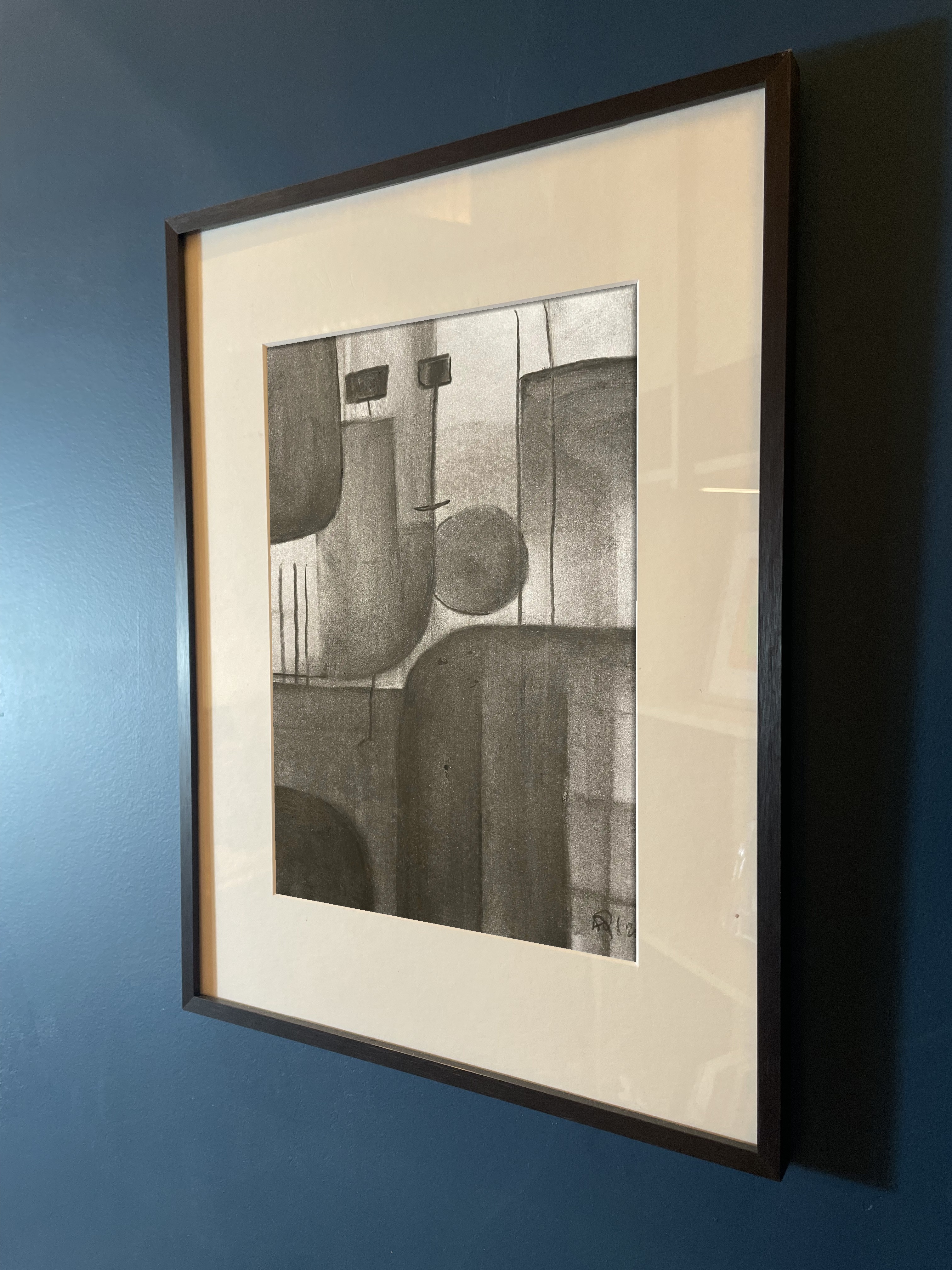 Quart de Nuit, charcoal on paper