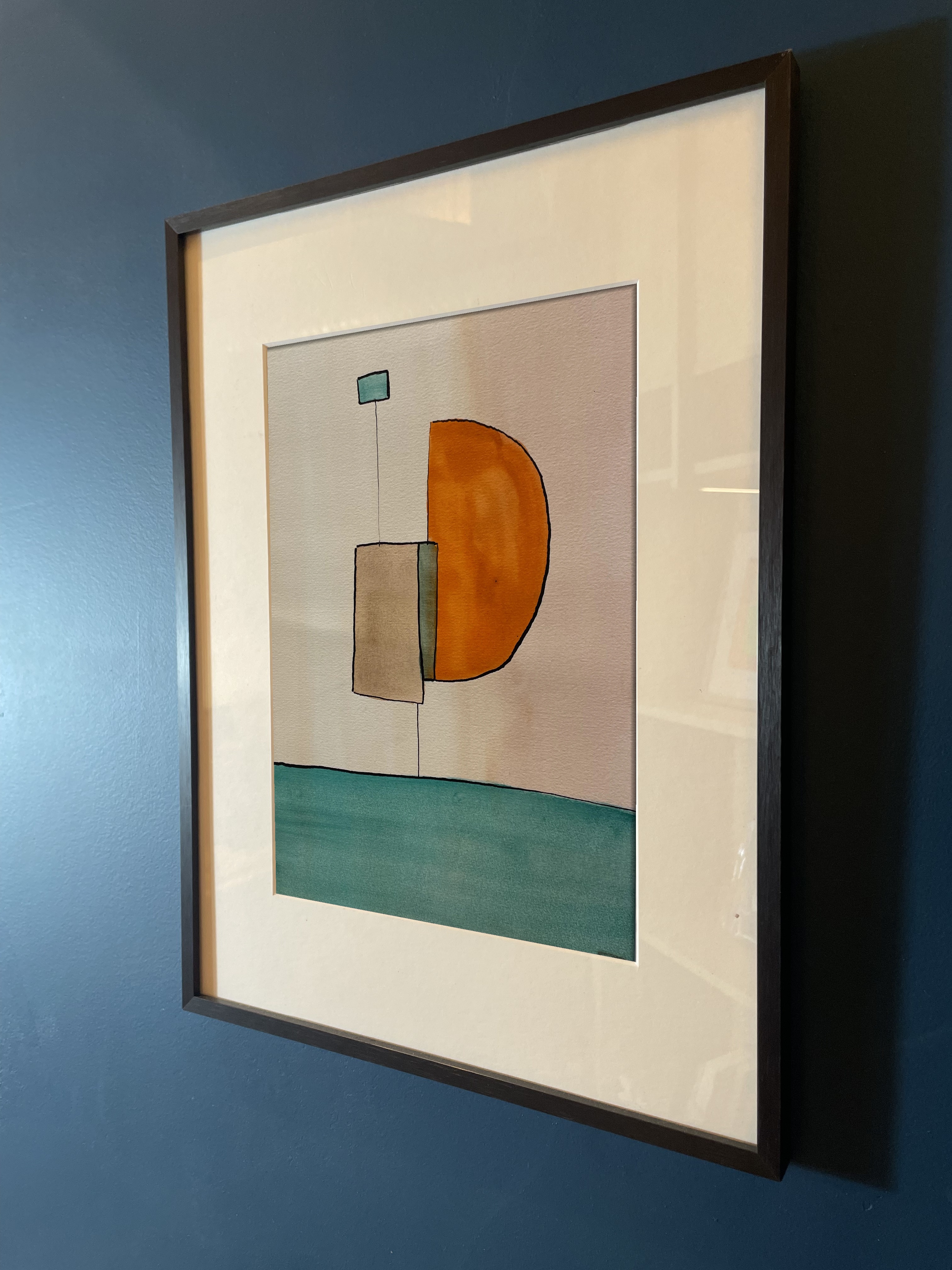 Watercolor Study in D Major No. 3, watercolor on paper
