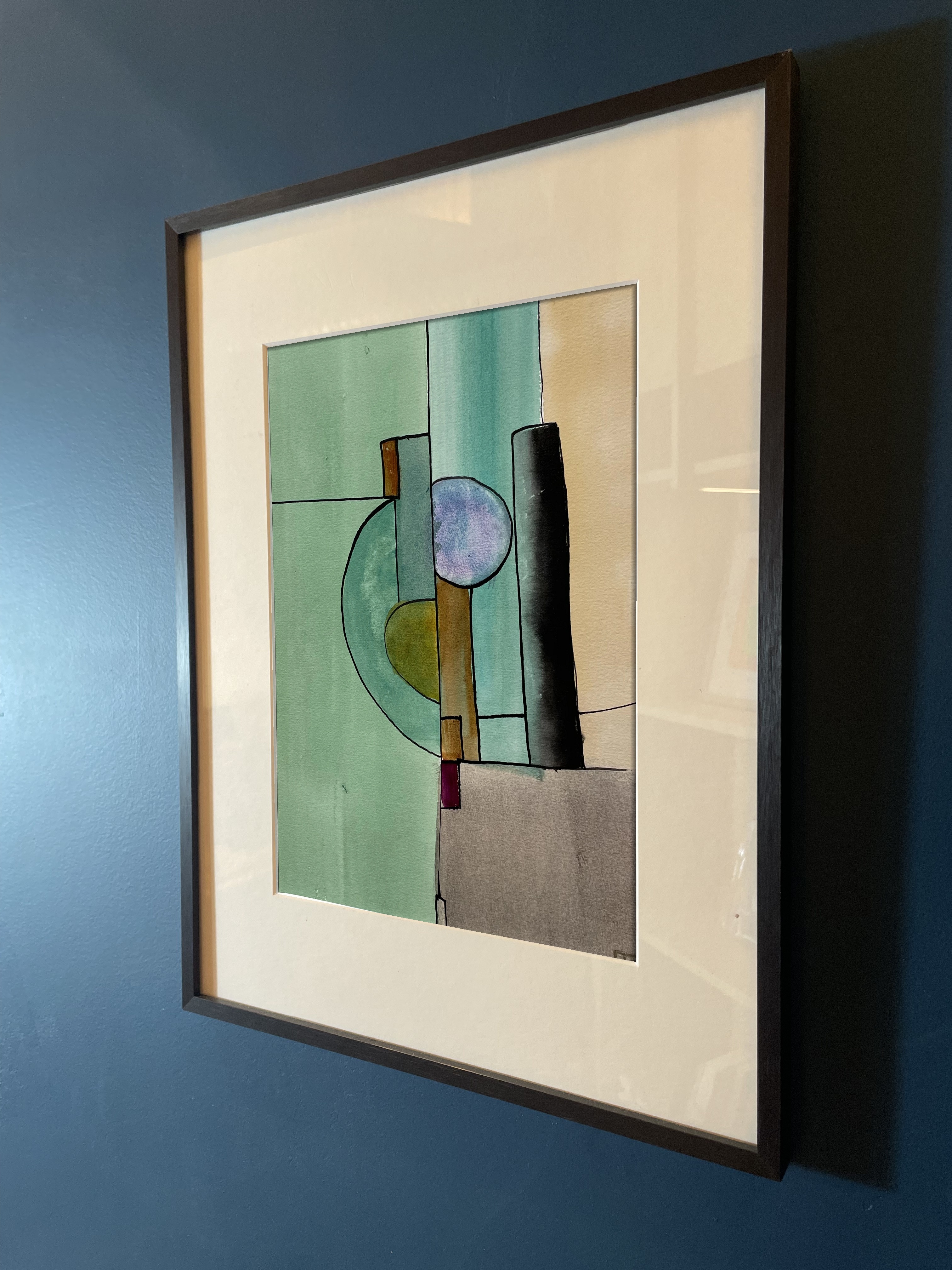 Watercolor Study in F# Minor No. 1, watercolor on paper