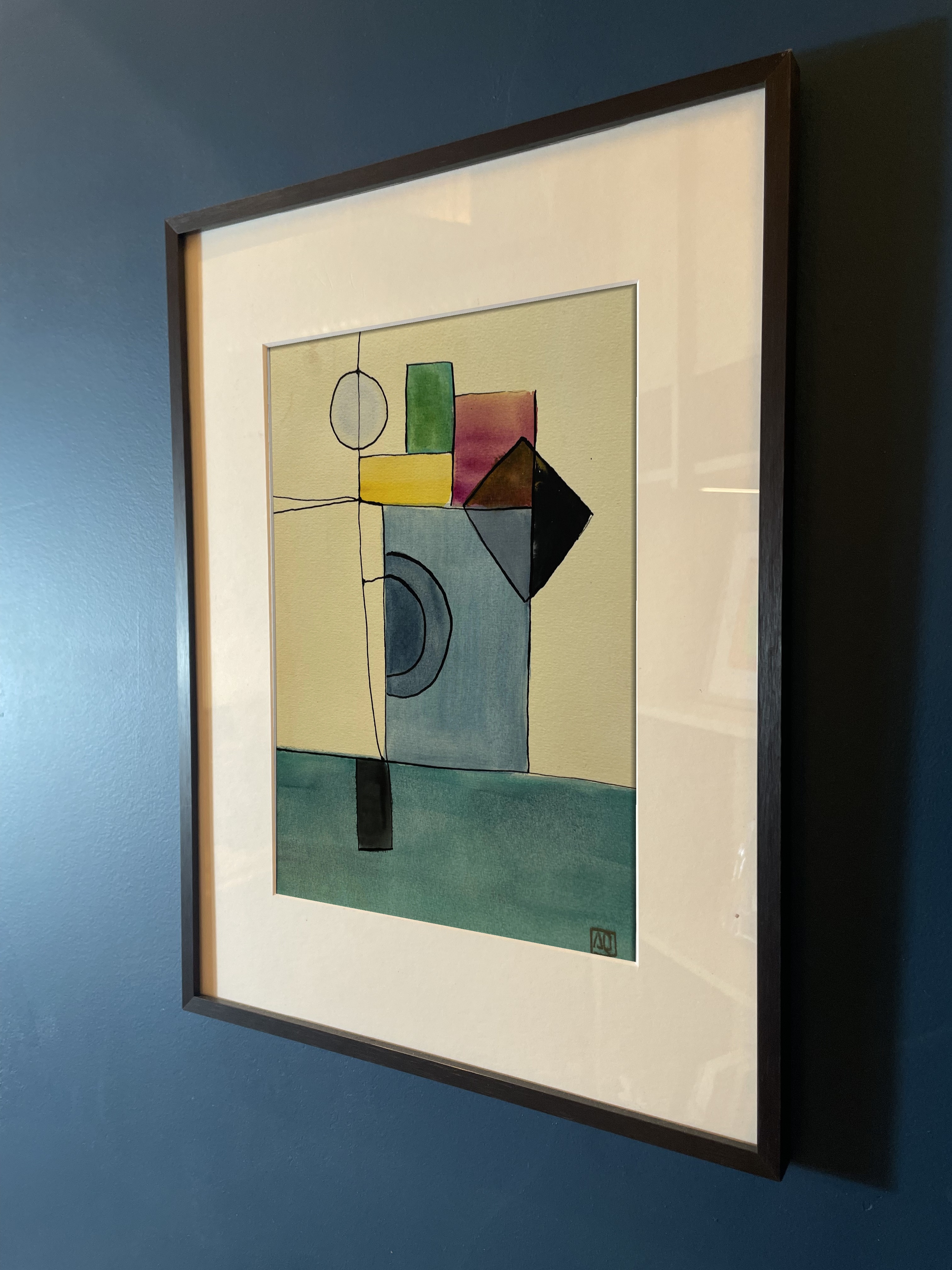Watercolor Study in F# Minor No. 2, watercolor on paper