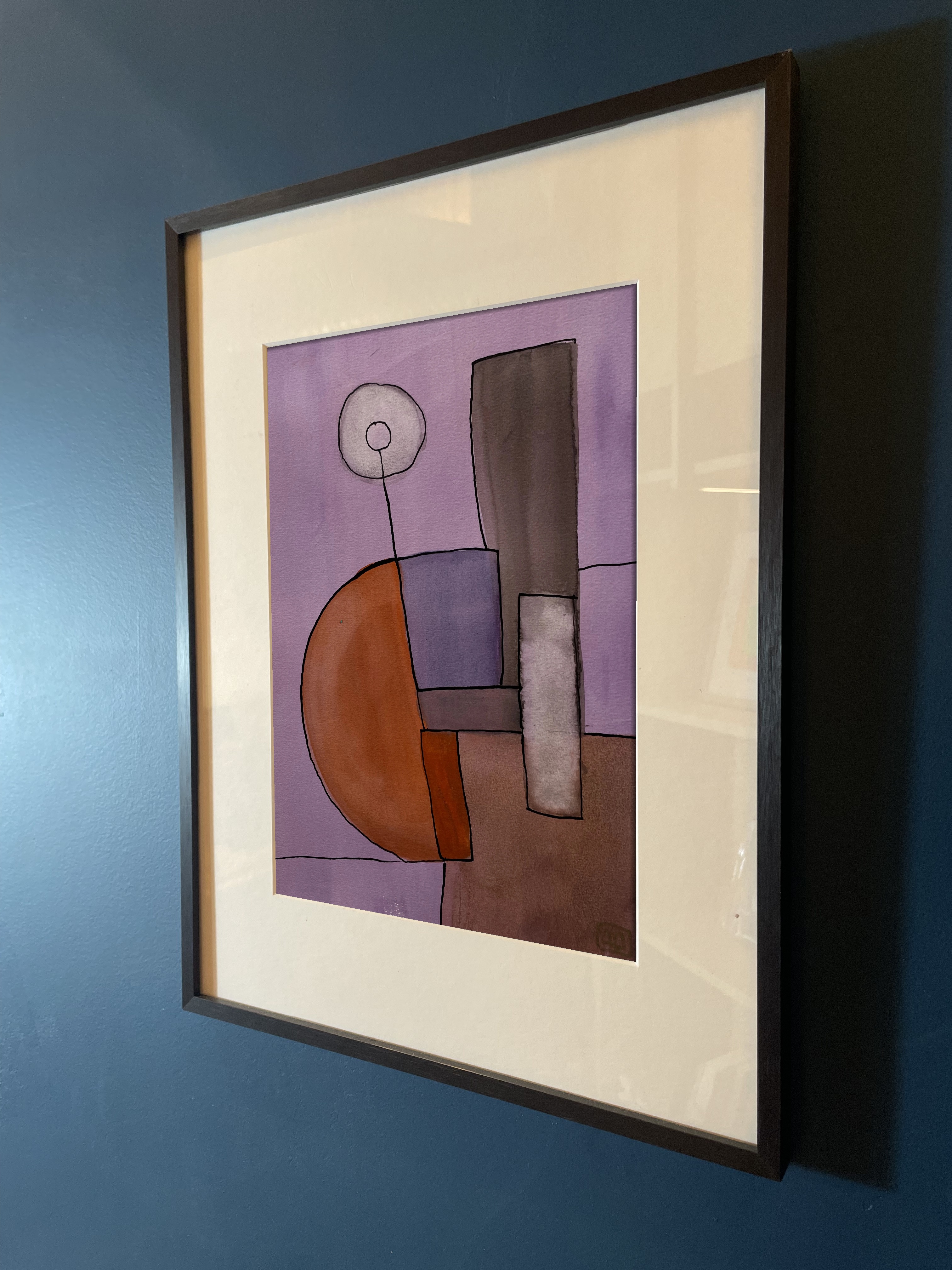 Watercolor Study in G Minor 7 No. 2, watercolor on paper