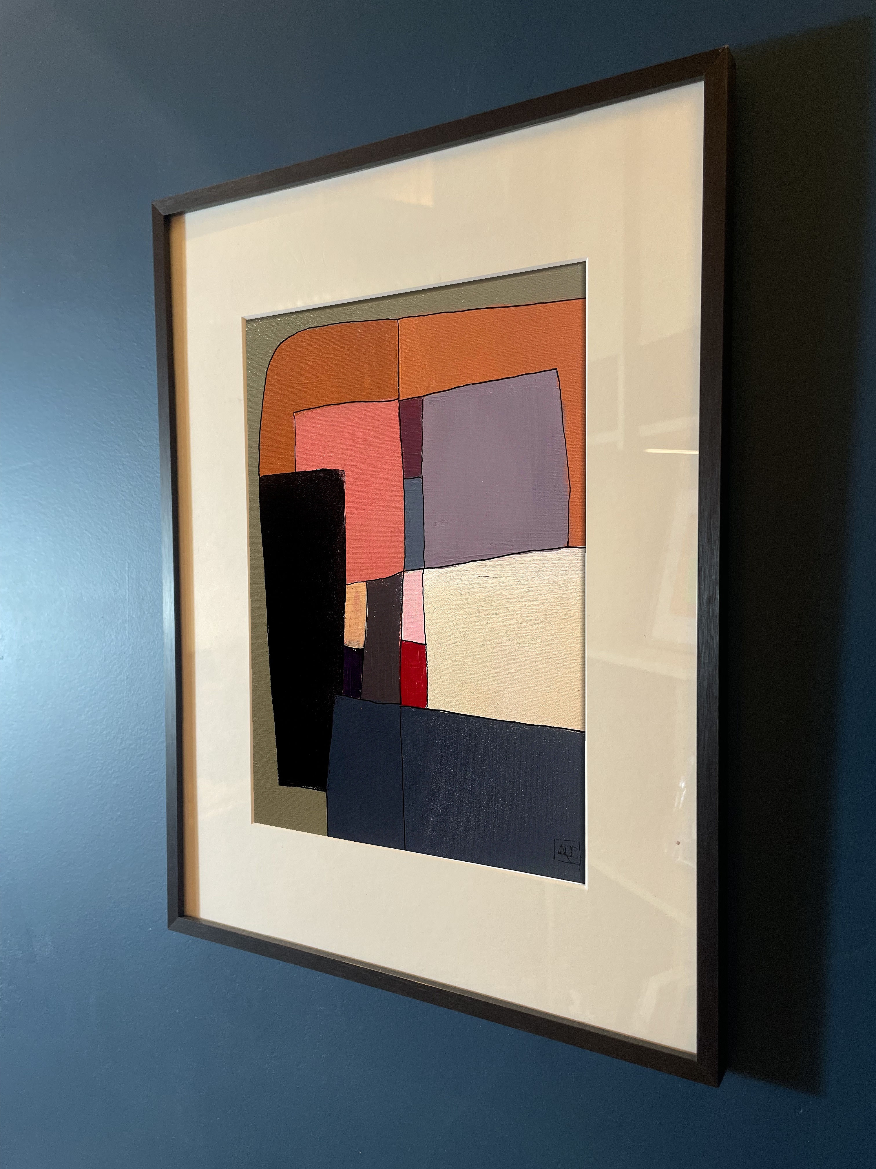 Ab7#11 - Research on Harmony - Variations 3, acrylic on paper