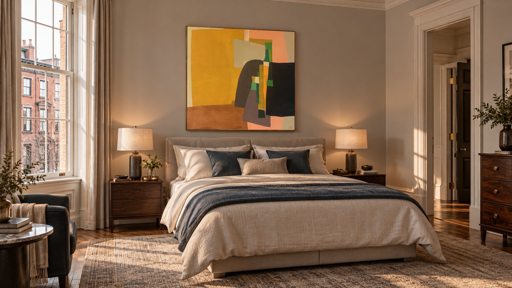 D Major - Research on Harmony - Variation 4, acrylic on linen canvas
